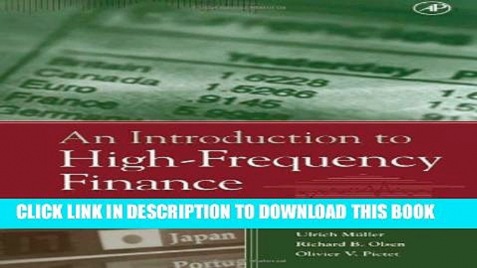 [PDF] An Introduction to High-Frequency Finance Full Collection