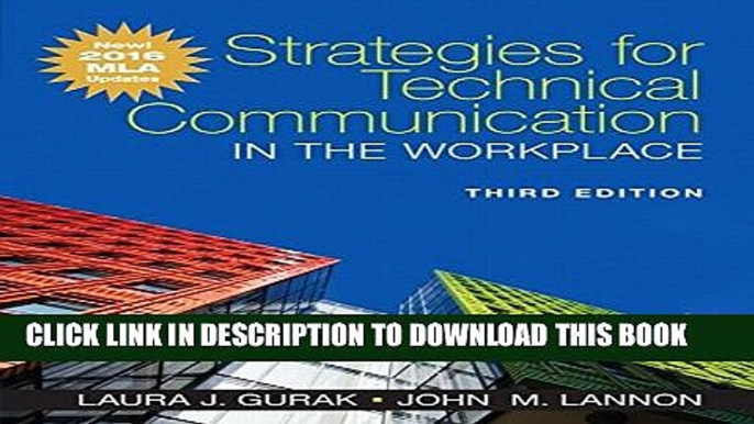 [PDF] Strategies for Technical Communication in the Workplace, MLA Update Edition (3rd Edition)