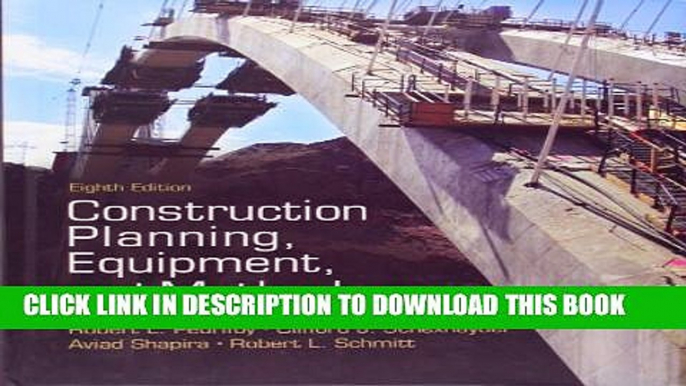 [PDF] Construction Planning, Equipment, and Methods Full Online