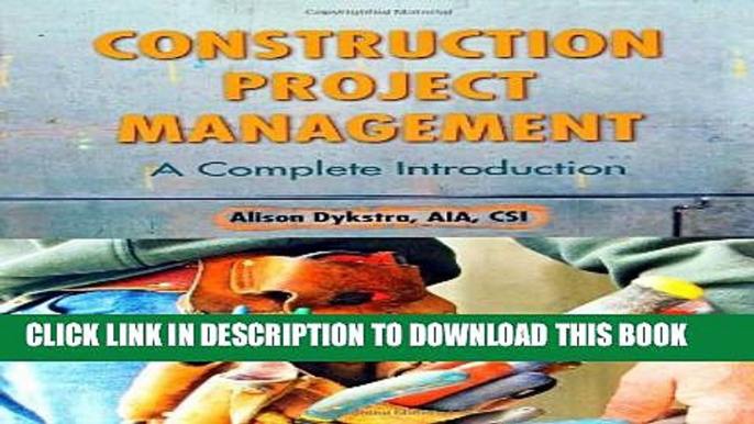 [PDF] Construction Project Management: A Complete Introduction Full Colection