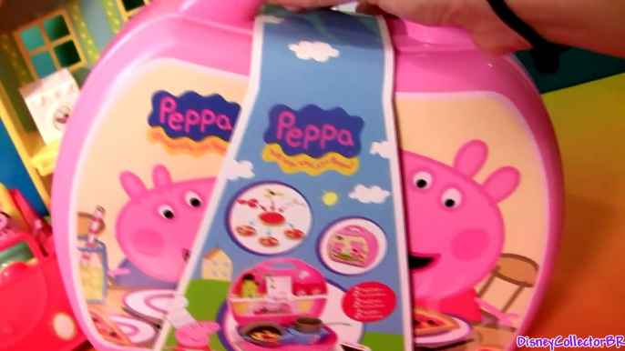 Peppa Pig Pizzeria Playset Pizza Shop Carry Case PlayDoh Maletín Pizzería de La Cerdita