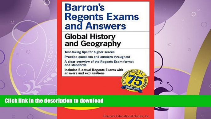 READ BOOK  Global History and Geography (Barron s Regents Exams and Answers Books) FULL ONLINE