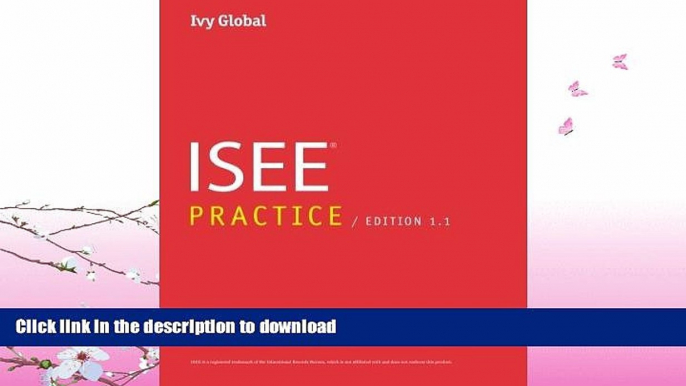 READ  Ivy Global ISEE Practice (Prep Book), Edition 1.1 FULL ONLINE