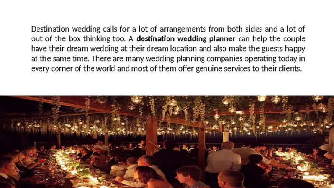 Perfect Destination Wedding Planner- Theme Wedding Planner