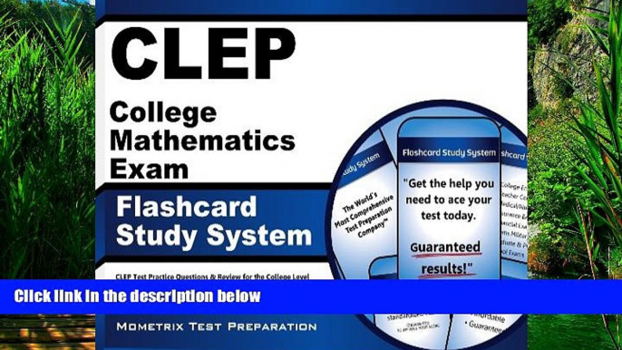 Big Deals  CLEP College Mathematics Exam Flashcard Study System: CLEP Test Practice Questions