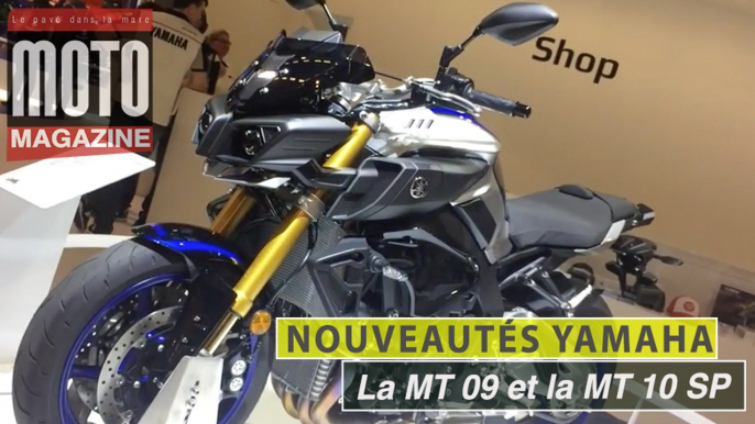 Intermot 2016 : nouvelles Yamaha MT 09 et MT 10 SP