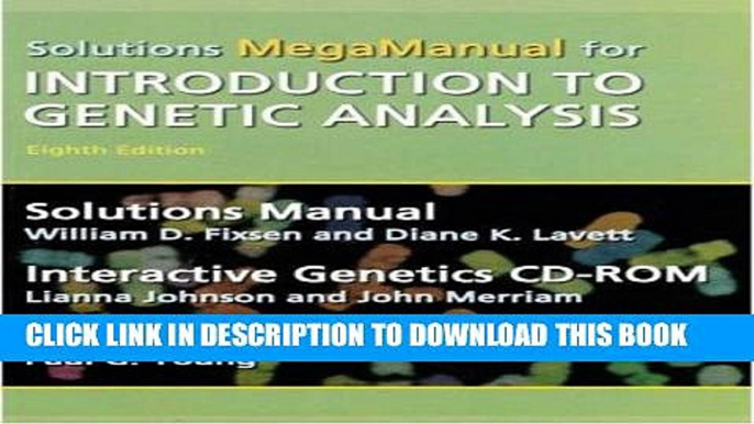 [PDF] Introduction to Genetic Analysis Solutions MegaManual   Interactive Genetics CD-ROM Popular