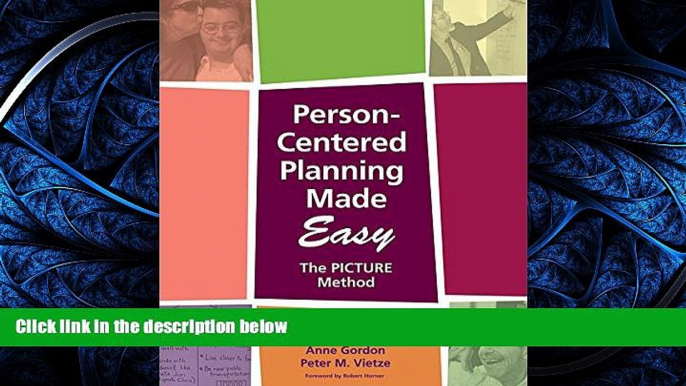 EBOOK ONLINE  Person-Centered Planning Made Easy: The PICTURE Method  BOOK ONLINE