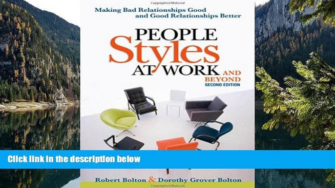 Big Deals  People Styles at Work...And Beyond: Making Bad Relationships Good and Good