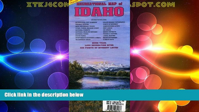 Big Deals  Topographic Recreational Map of Idaho  Free Full Read Best Seller