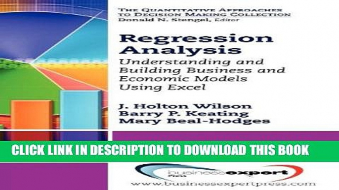 [PDF] Regression Analysis: Understanding and Building Business and Economic Models Using Excel