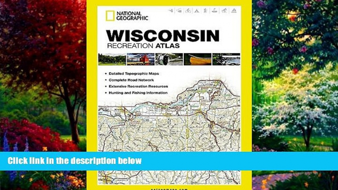 Big Deals  Wisconsin Recreation Atlas (National Geographic Recreation Atlas)  Best Seller Books