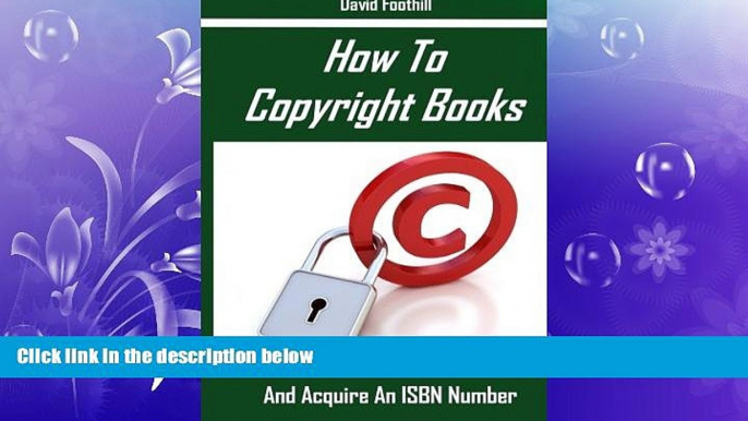 complete  How To Copyright Books And Acquire An ISBN Number