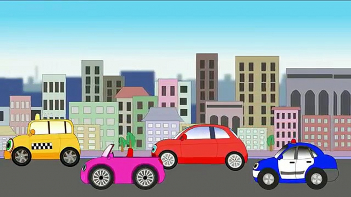 Cartoon about cars. CARSCHOOL – Traffic lights. Cars for children