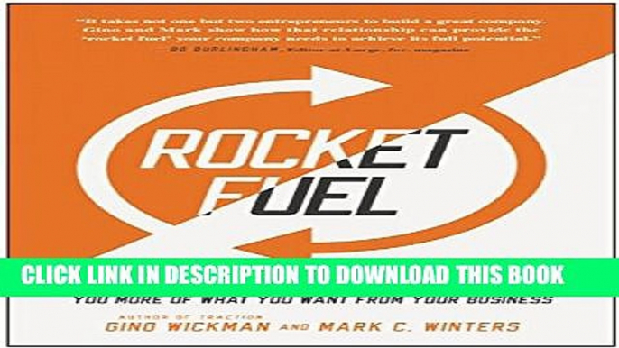 New Book Rocket Fuel: The One Essential Combination That Will Get You More of What You Want from