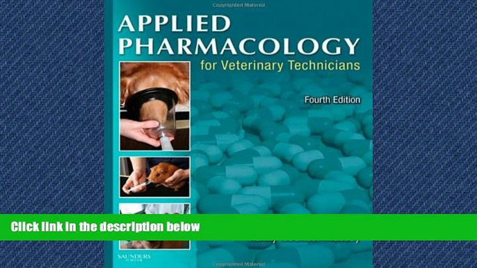 Enjoyed Read Applied Pharmacology for Veterinary Technicians, 4e