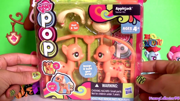 My Little Pony Pop AppleJack Starter Kit ❤ Build your Ponies snap, clip and style by FunToys