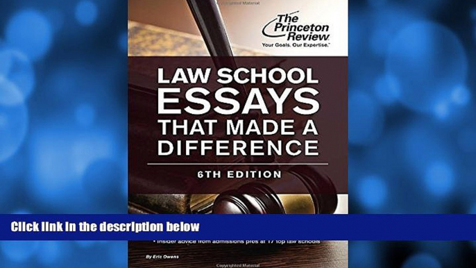 FULL ONLINE  Law School Essays That Made a Difference, 6th Edition (Graduate School Admissions