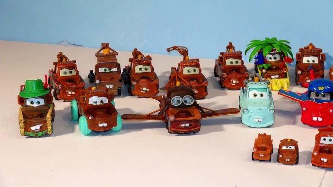 Mater Collection of Maters from Pixar Cars, CarsToons, and Pixar Cars2