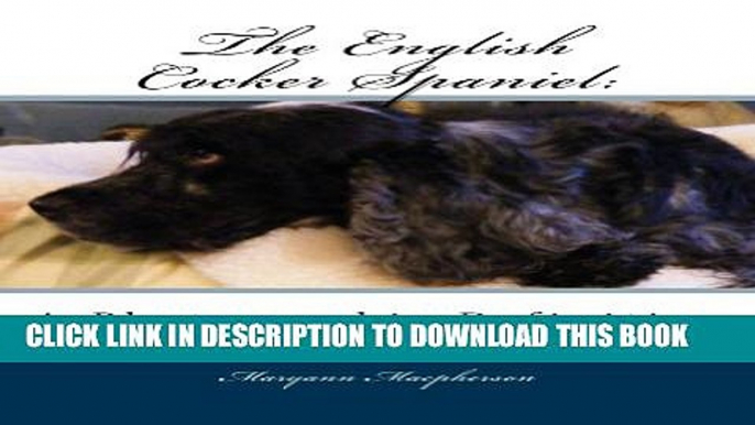 [PDF] English Cocker Spaniel: A Photographic Definition Full Colection