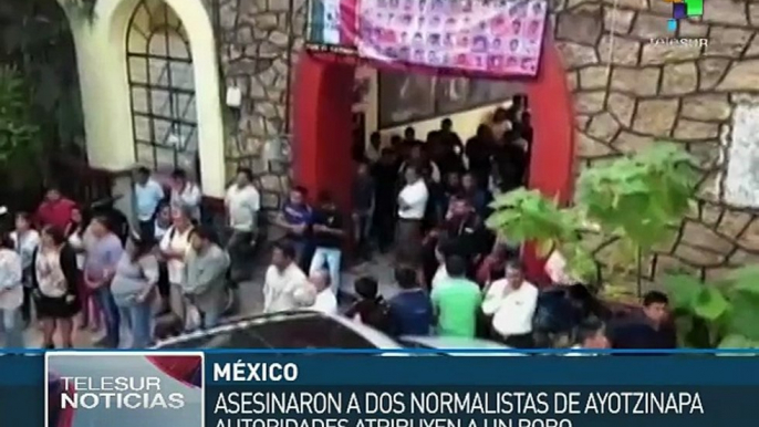 México: asesinados, 2 normalistas de Ayotzinapa