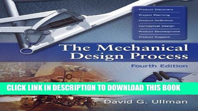 New Book The Mechanical Design Process (Mcgraw-Hill Series in Mechanical Engineering)