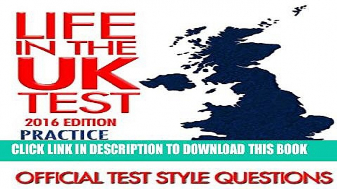 [PDF] Life in the UK Test (2016 Edition): Practice Questions   Answers Full Collection