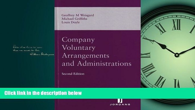 Books to Read  Company Voluntary Arrangements and Administrations: Second Edition  Best Seller