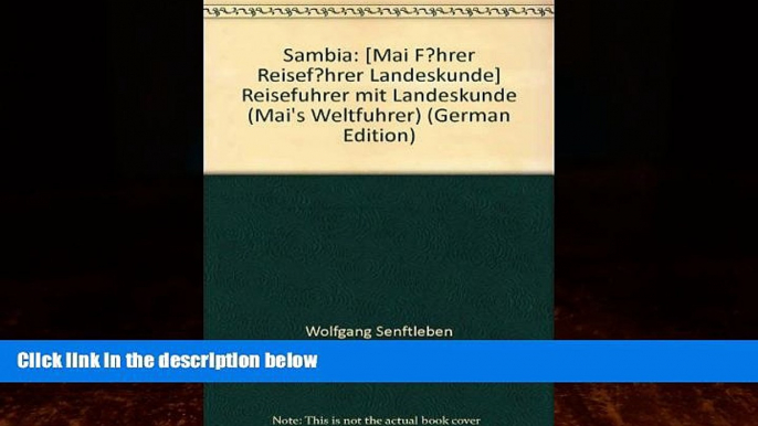 Big Deals  Sambia: Reisefuhrer mit Landeskunde (Mai s Weltfuhrer) (German Edition)  Best Seller