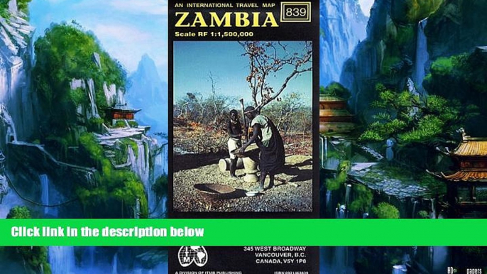 Big Deals  Zambia Map (Travel Reference Map)  Full Read Best Seller