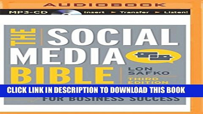 [PDF] The Social Media Bible: Tactics, Tools, and Strategies for Business Success Full Collection