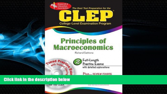 Free [PDF] Downlaod  CLEP Principles of Macroeconomics w/CD-ROM (CLEP Test Preparation)  DOWNLOAD