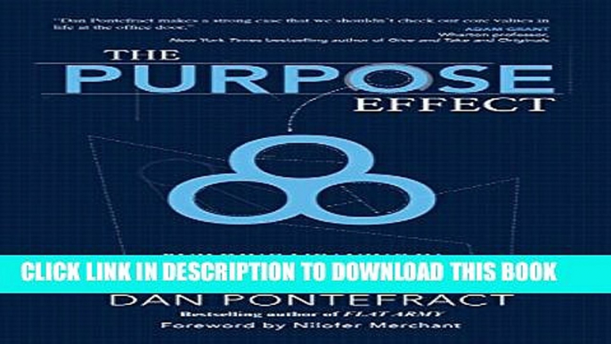 New Book The Purpose Effect: Building Meaning in Yourself, Your Role and Your Organization