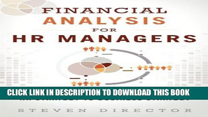 New Book Financial Analysis for HR Managers: Tools for Linking HR Strategy to Business Strategy