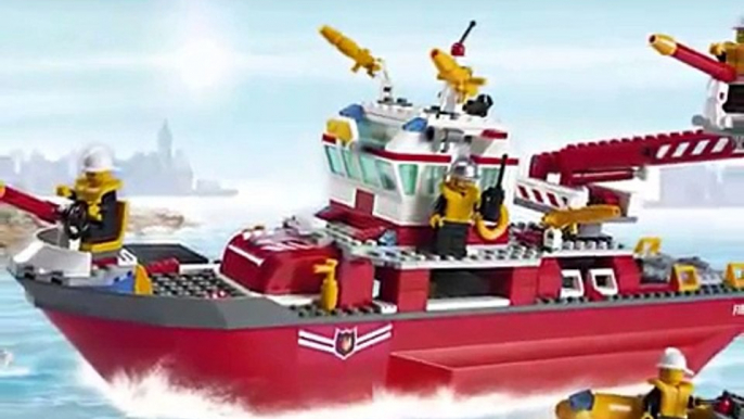 LEGO City Barco de Bomberos, Juguetes Lego Para Niños