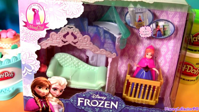 Play Doh Princess Anna Flip n Switch Castle Magiclip Disney Frozen Castillo Anna Vestidos Magic-Clip