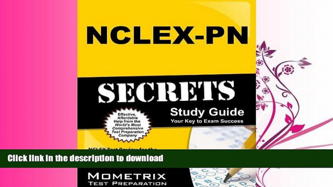 FAVORITE BOOK  NCLEX-PN Secrets Study Guide: NCLEX Test Review for the National Council Licensure