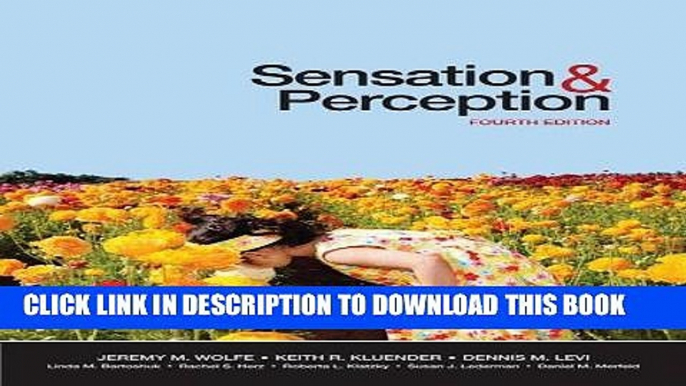 [PDF] Sensation and Perception, Fourth Edition [Full Ebook]