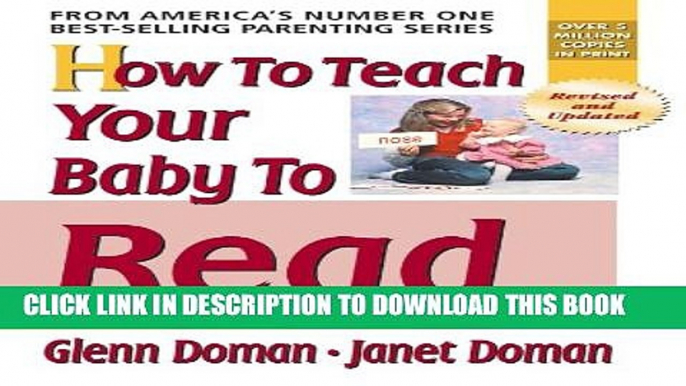 [Read PDF] How to Teach Your Baby to Read Download Free