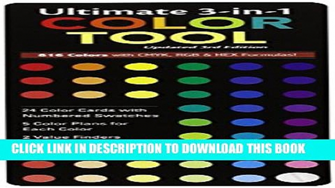 [Read PDF] Ultimate 3-in-1 Color Tool: -- 24 Color Cards with Numbered Swatches -- 5 Color Plans