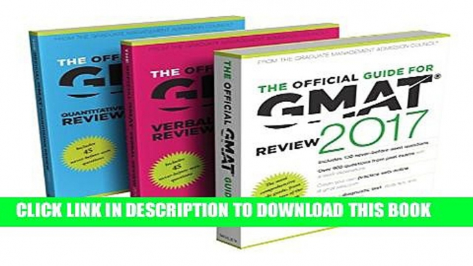 [PDF] The Official Guide to the GMAT Review 2017 Bundle + Question Bank + Video Popular Online