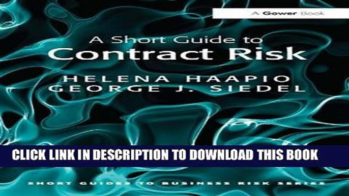 New Book A Short Guide to Contract Risk