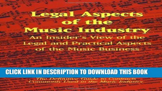 Collection Book Legal Aspects of the Music Industry