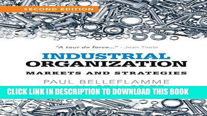 Collection Book Industrial Organization: Markets and Strategies