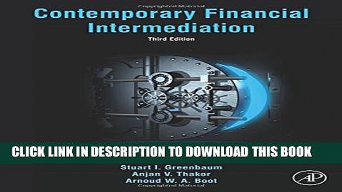 [PDF] Contemporary Financial Intermediation, Third Edition Full Colection