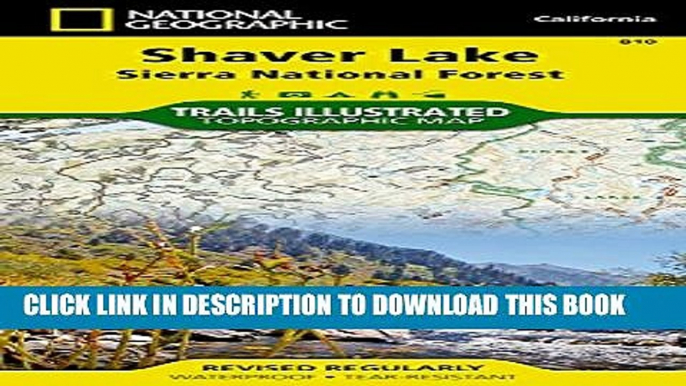 New Book Shaver Lake / Sierra National Forest, California (Trails Illustrated Map) (National