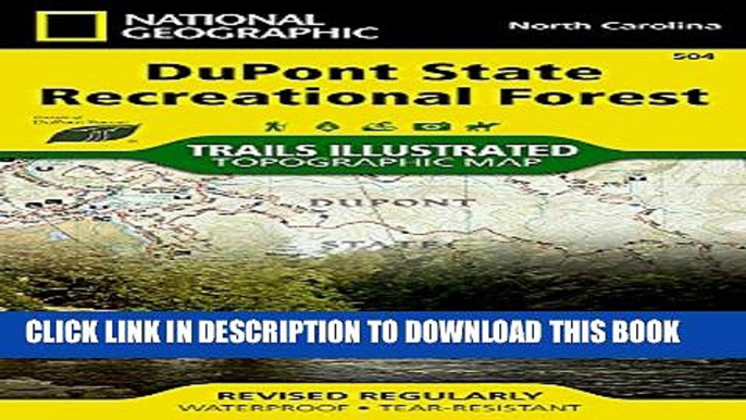 Collection Book DuPont State Recreational Forest (National Geographic Trails Illustrated Map)