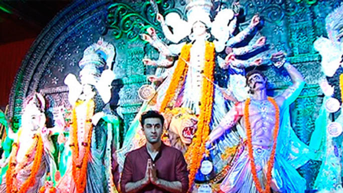 Ranbir Kapoor Celebrates Durga Puja With Friends | Durga Ashtami 2016