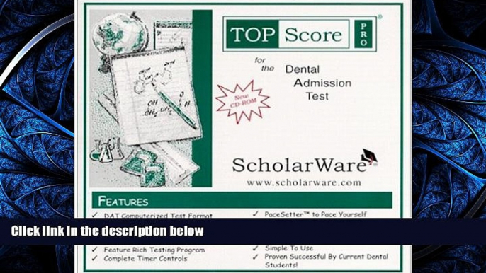 READ book  Dental Admission Test (DAT) Computerized Sample Tests and Guide, TopScore Pro for the