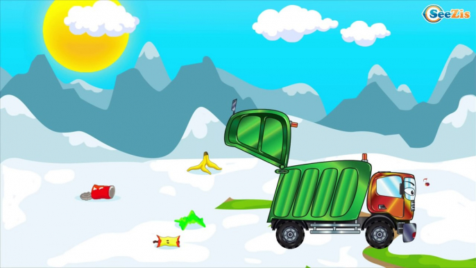 The Truck Adventures - Cartoon about Snowdrops with Cars & Trucks | Trucks Cartoons Episode 22